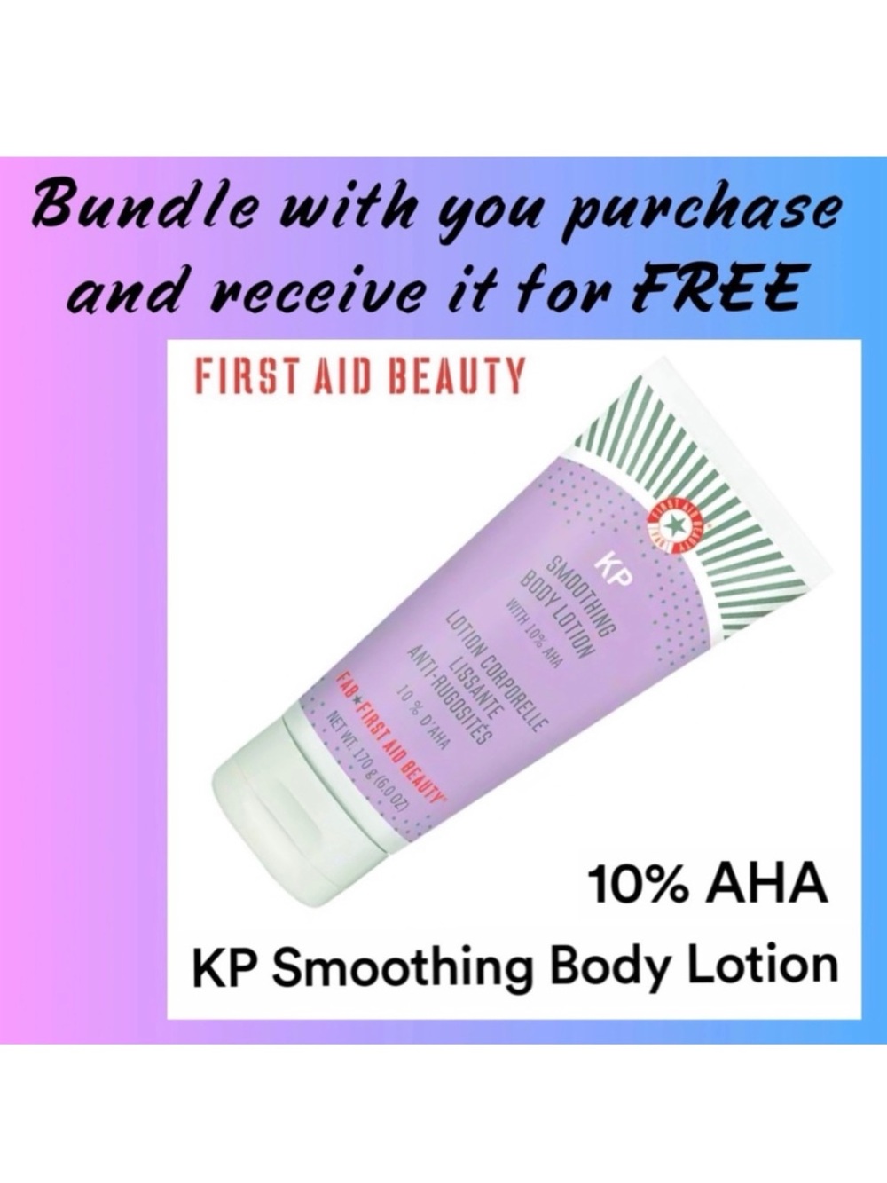 FAB KP Body Lotion with 10% AHA
